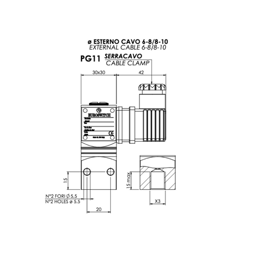 692 Piston Pressure Switch With Adjusting Ring